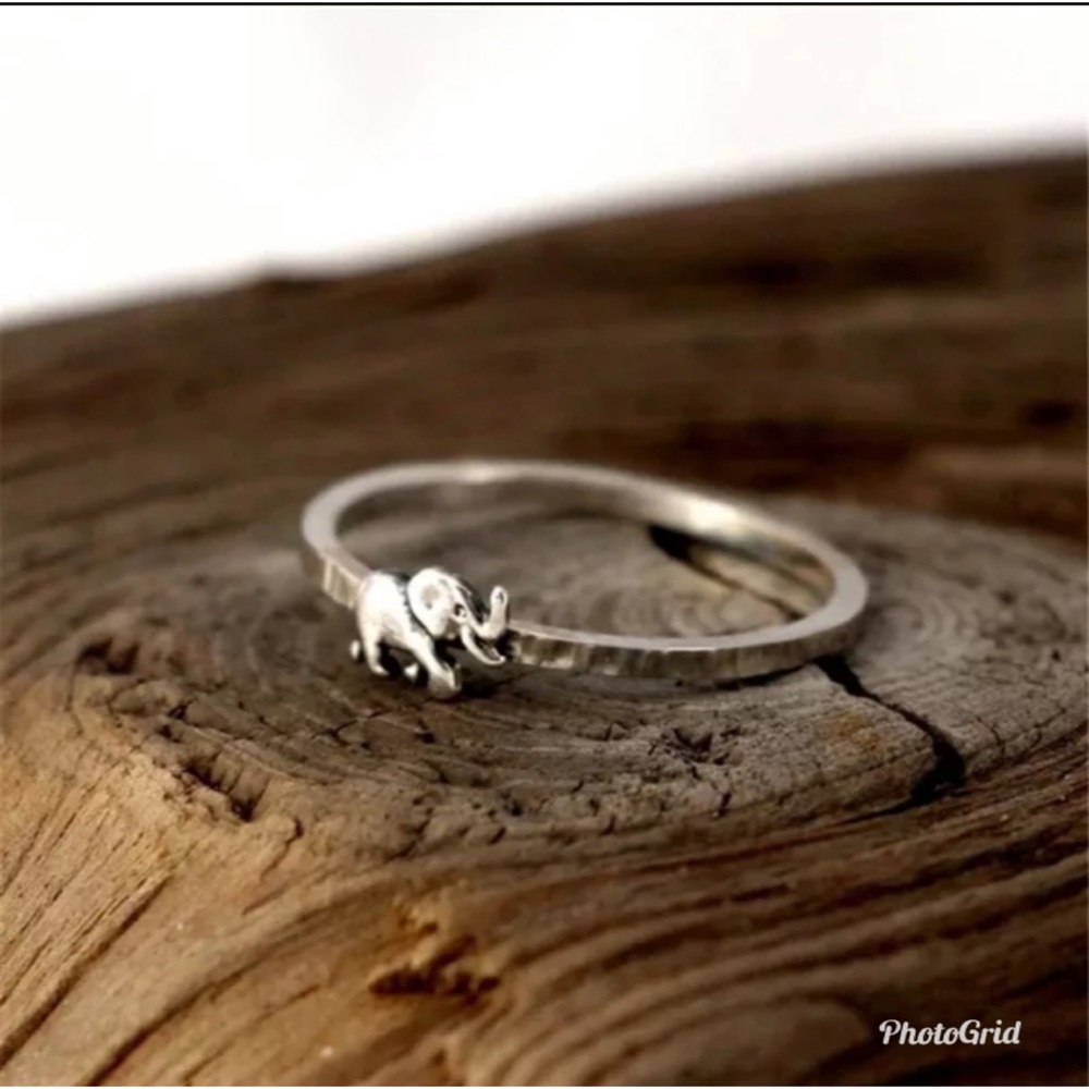 Lovely Elephant Rings for Women Holiday Ring - Picture 2 of 8